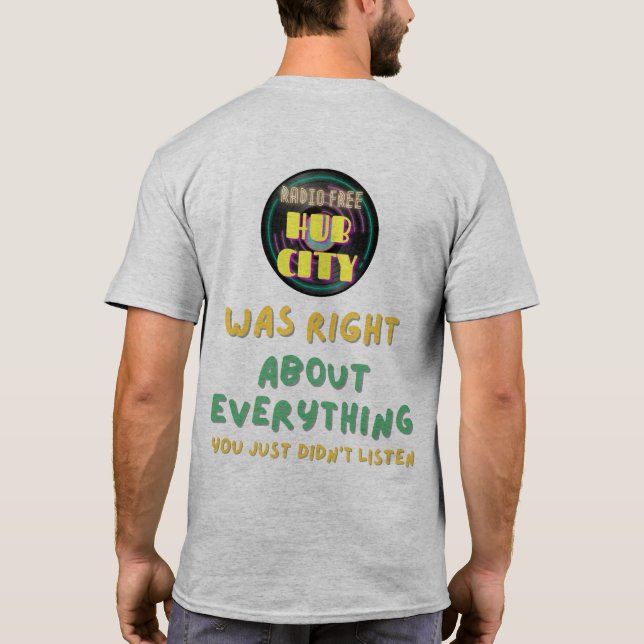 RFHC Was Right T-Shirt (Rückseite)