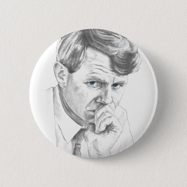 RFK: Robert Kennedy Button Button (Vorderseite)