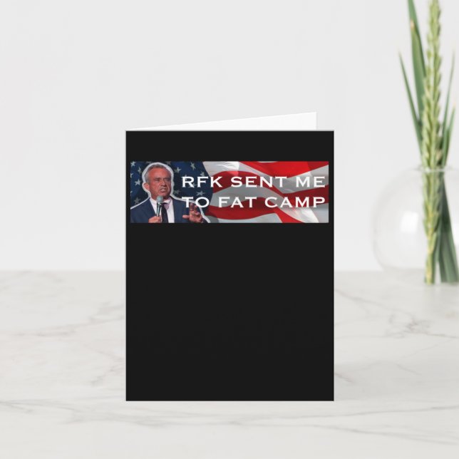 Rfk schickte mich ins Fett-Lager Karte (Vorderseite)
