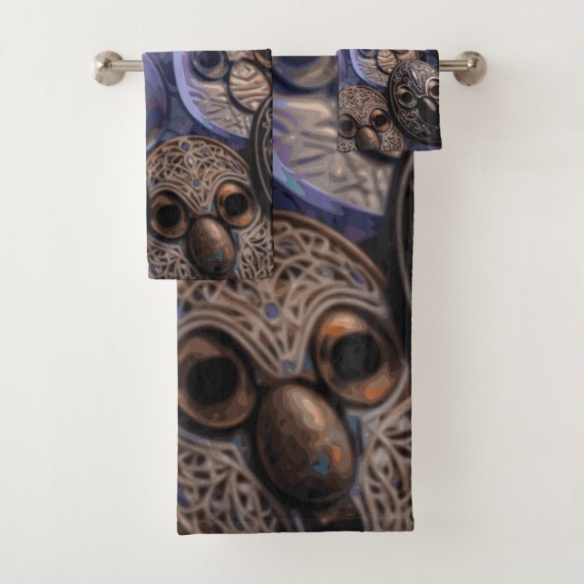 RG RA Ei-Kunst Badhandtuch Set (Insitu)