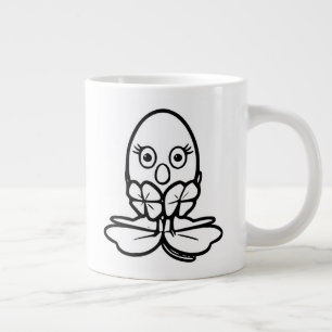 RG RA Ei-Kunst Jumbo-Tasse