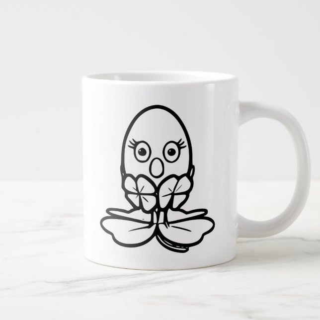 RG RA Ei-Kunst Jumbo-Tasse (Rechts)
