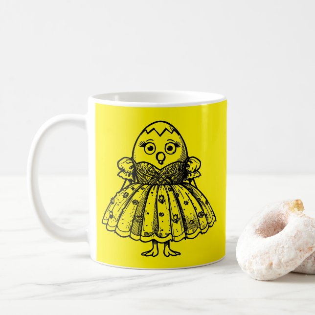 RG RA Ei-Kunst Kaffeetasse (Mit Donut)