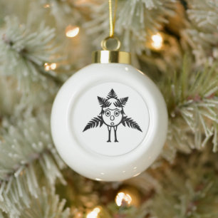 RG RA Ei-Kunst Keramik Kugel-Ornament