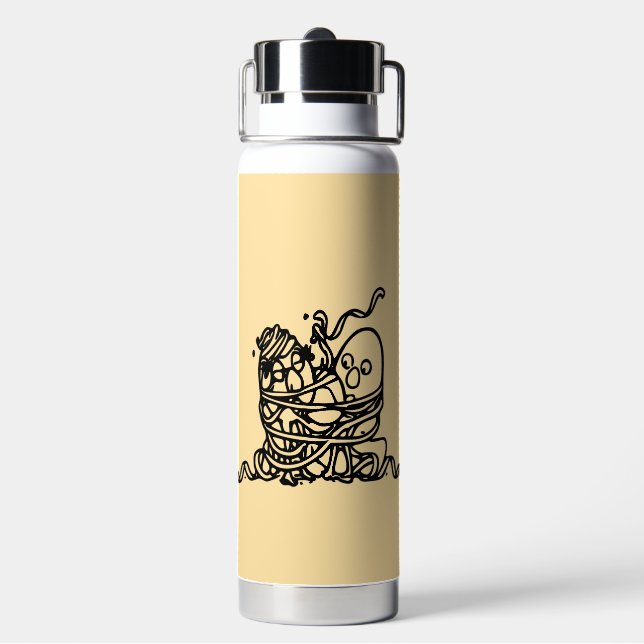 RG RA Ei-Kunst Trinkflasche (Hinten)