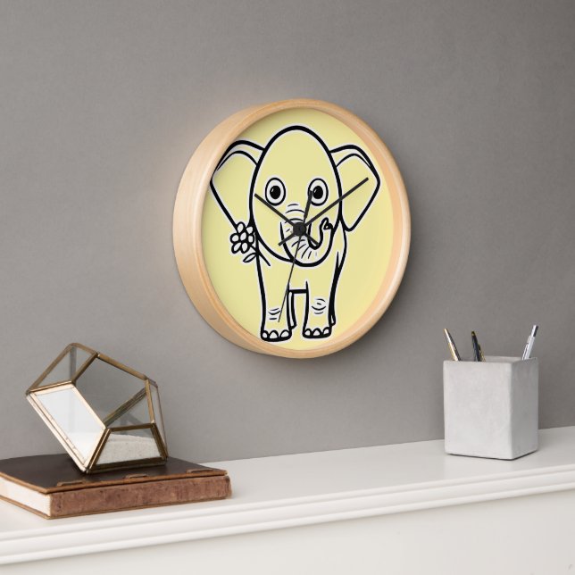 RG RA Ei-Kunst Uhr (Büro)