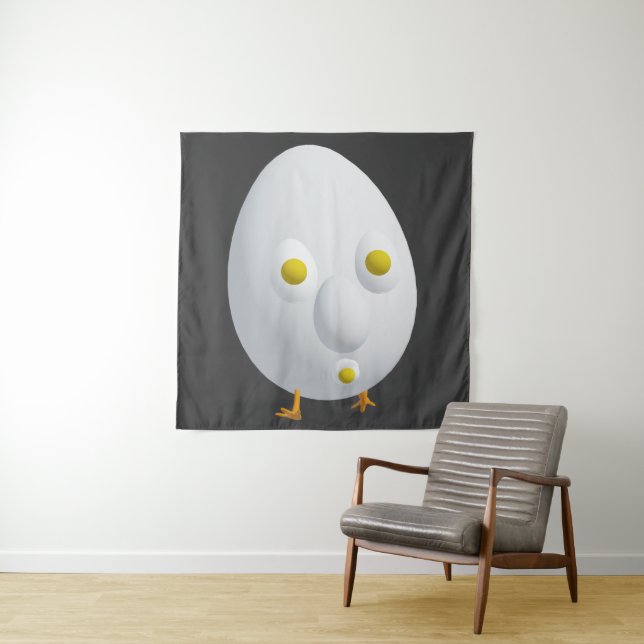 RG RA Ei-Kunst Wandteppich (Beispiel)