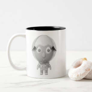 RG RA Ei-Kunst Zweifarbige Tasse