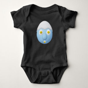 RG & RA Skurriles Ei-Charakter Süßes Design Baby Strampler