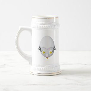 RG & RA Skurriles Ei-Charakter Süßes Design Bierglas