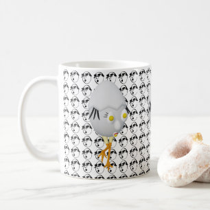 RG & RA Skurriles Ei-Charakter Süßes Design Kaffeetasse