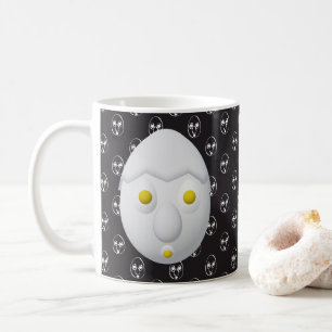 RG & RA Skurriles Ei-Charakter Süßes Design Kaffeetasse