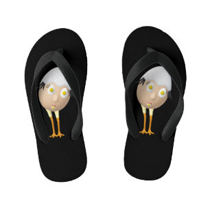 RG & RA Skurriles Ei-Charakter Süßes Design Kinderbadesandalen