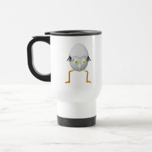 RG & RA Skurriles Ei-Charakter Süßes Design Reisebecher