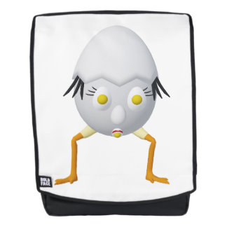 RG & RA Skurriles Ei-Charakter Süßes Design Rucksack