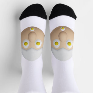 RG & RA Skurriles Ei-Charakter Süßes Design  Socken