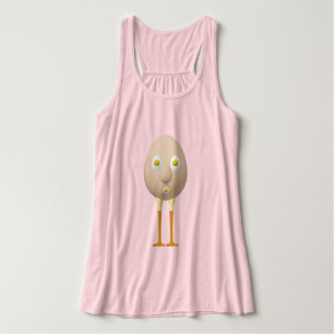 RG & RA Skurriles Ei-Charakter Süßes Design Tank Top