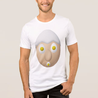 RG & RA Skurriles Ei-Charakter Süßes Design Tri-Blend Shirt