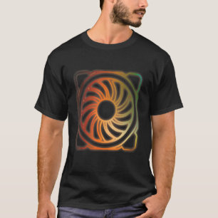 Rgb Case Fan Modelling A PC Masterrace Gaming Comp T-Shirt