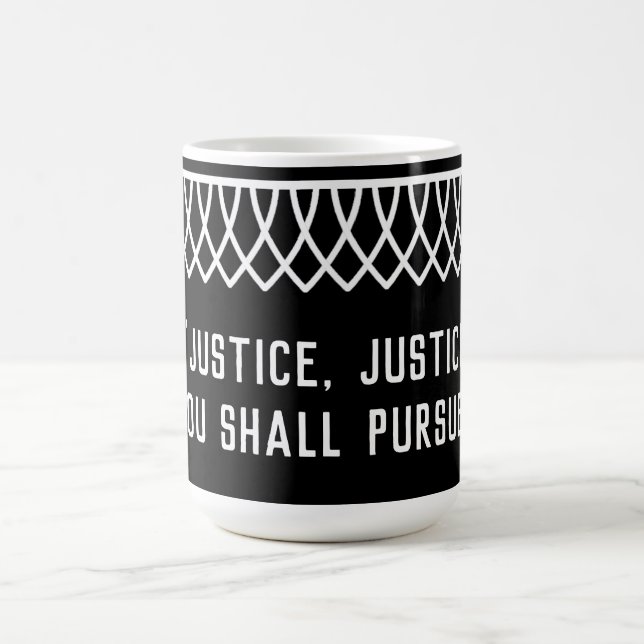 RGB Lace Collared Justice, Justice U will Kaffeetasse (Mittel)