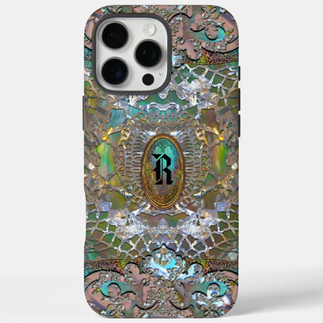 Rhadmache Monogram Case-Mate iPhone Hülle (Rückseite)