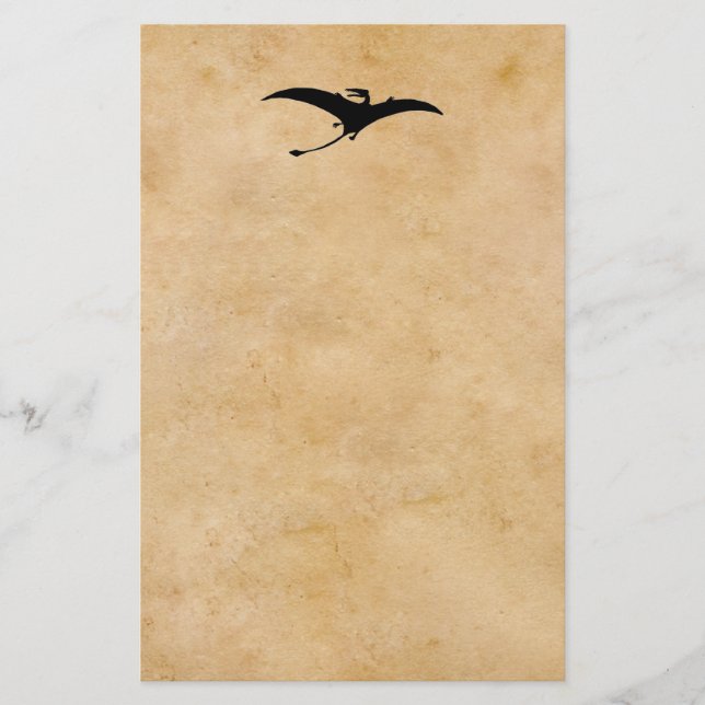 Rhamphorhynchus Dinosaur Briefpapier (Vorderseite)