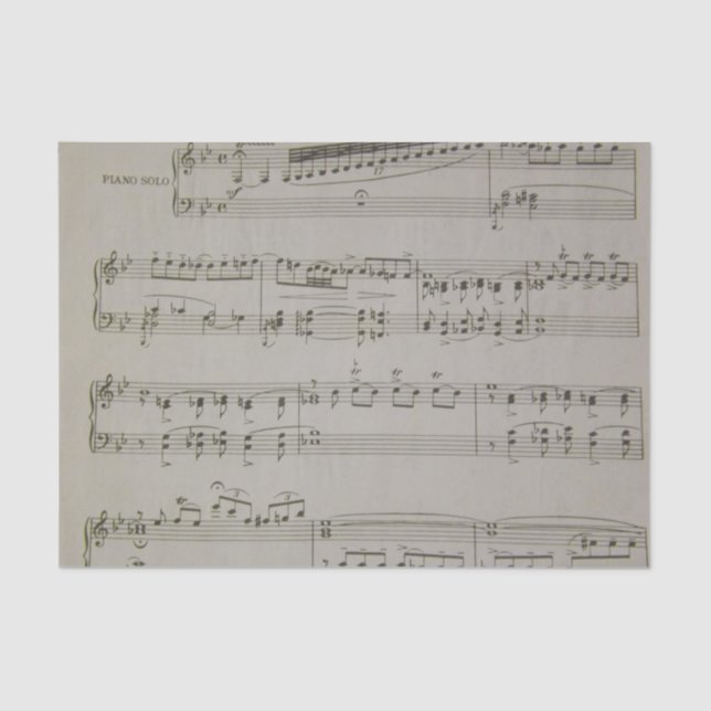 Rhapsodie im Blau Seidenpapier (Vorderseite)