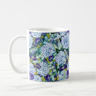 Rhapsody - Hydrangea und Poppy Floral Tasse