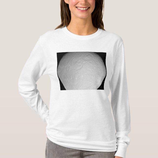 Rhea des Saturn-Eismondes T-Shirt (Vorderseite)