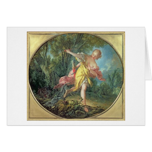Rhea Sylvia, die vom Wolf, 1756 flieht (Vorderseite (Horizontal))