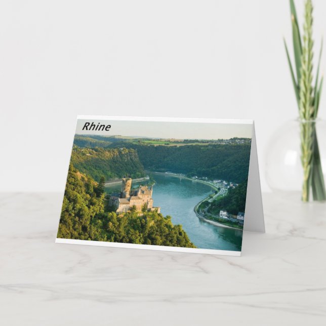 Rhein-Deutschland Angie. Feiertagskarte (Vorderseite)