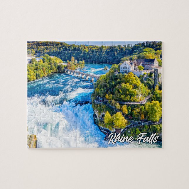 Rhein Falls, Schaffhausen, Schweiz Puzzle (Horizontal)