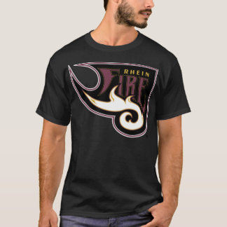 Rhein Fire Vintages Logo Klassischer T - Shirt
