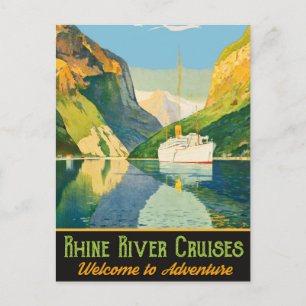 Rhein-Kreuzfahrten,  Postkarte