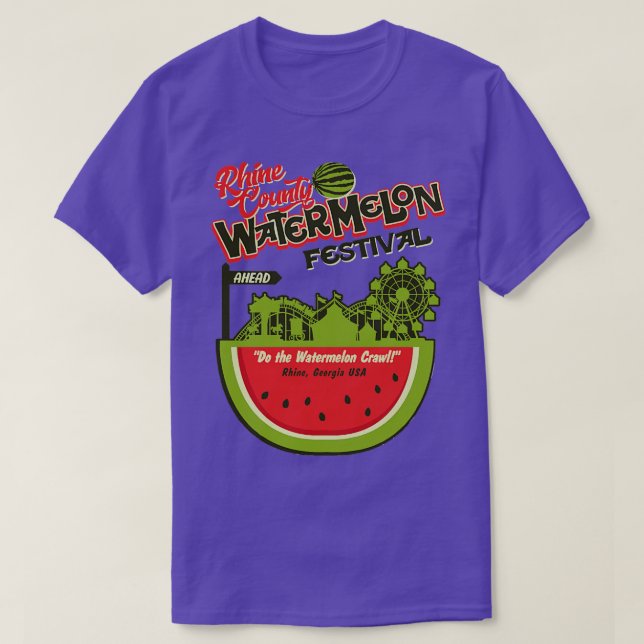 Rhein Landkreis Watermelone Schifffahrtsgesellscha T-Shirt (Design vorne)
