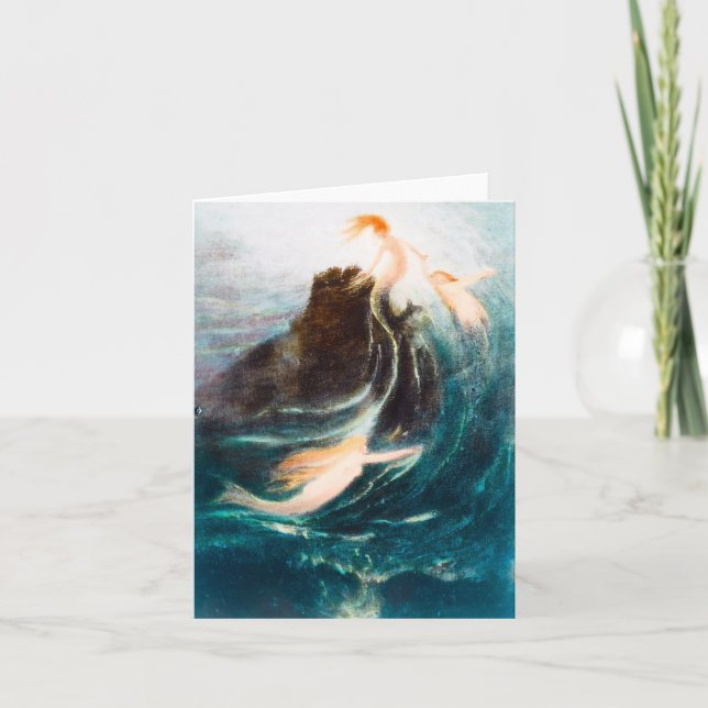 Rhein Maidens Notecard Karte (Vorderseite)