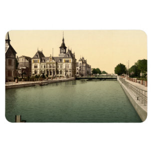 Rhein-Rhone-Kanal, Mülhausen, Frankreich Magnet