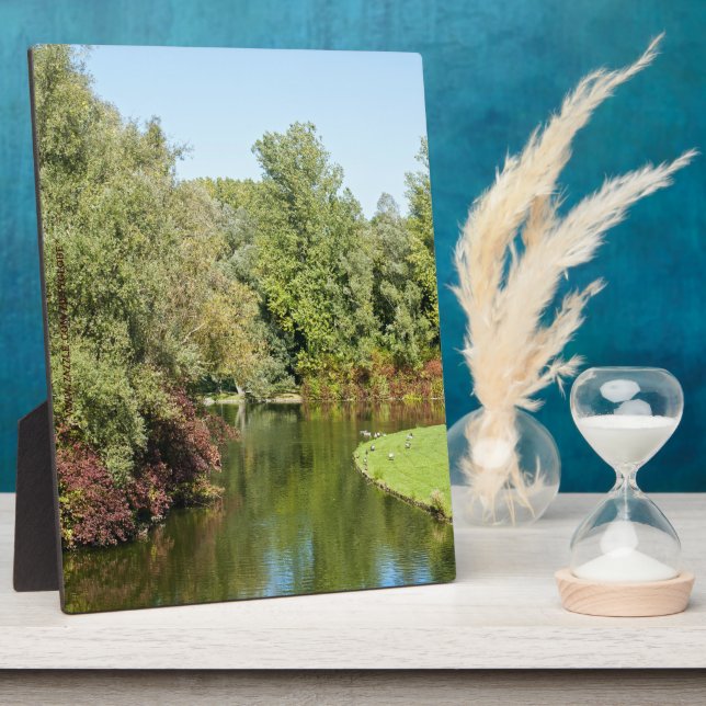 Rheinaue Park Plaque Fotoplatte (Seite)