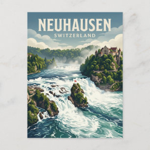 Rheinfall Schweiz Postkarte