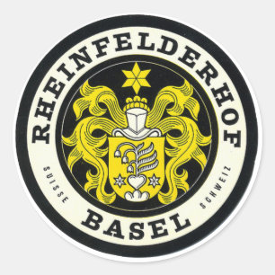 Rheinfelderhof Basel Schweiz Reisesticker Runder Aufkleber