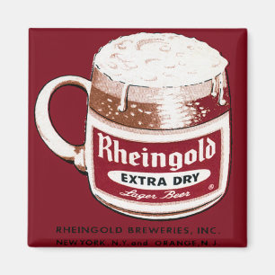 Rheingold Extra Dry Lager Ber Kühlschrankmagnet Magnet