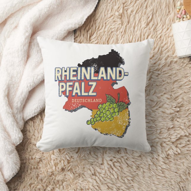 Rheinland-Pfalz Deutschland Bundesstaatlicher Staa Kissen (Decke)