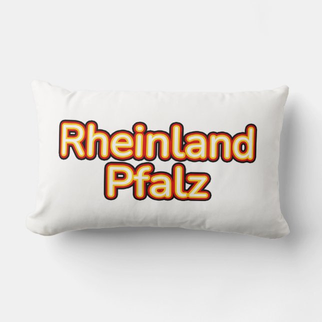 Rheinland Pfalz Deutschland Lendenkissen (Vorderseite)