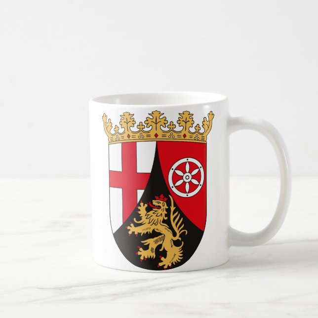 Rheinland-Pfalz Wappen Tasse (Rechts)