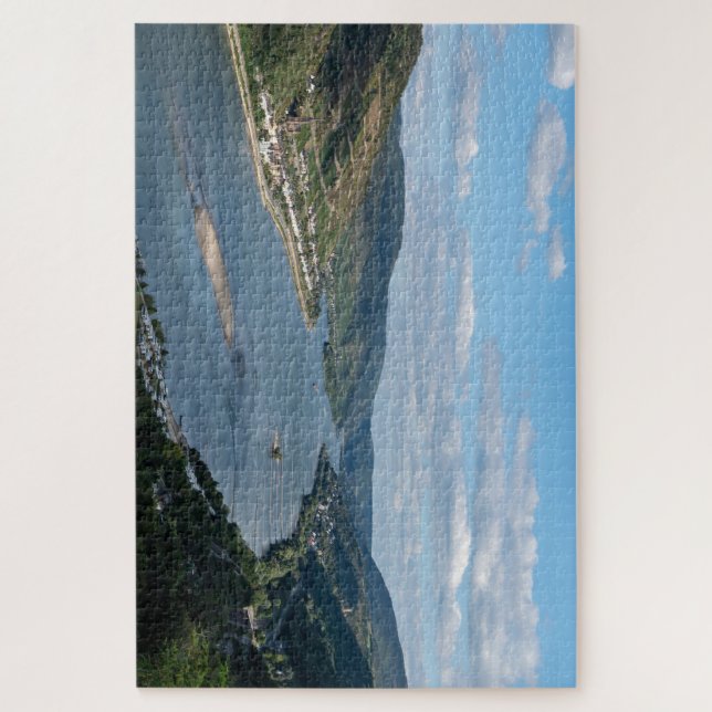 Rheinschlucht Puzzle (Vertikal)