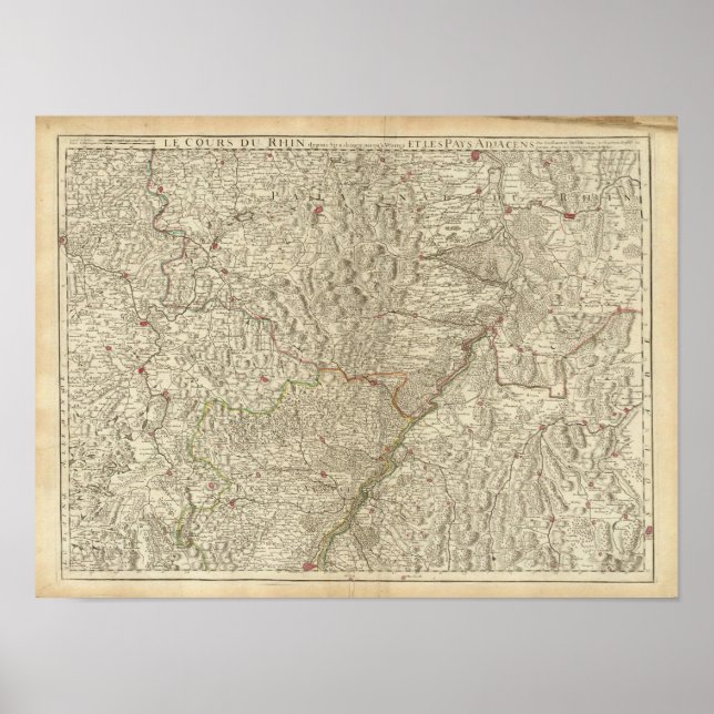 Rheintal, Frankreich 2 Poster (Vorne)