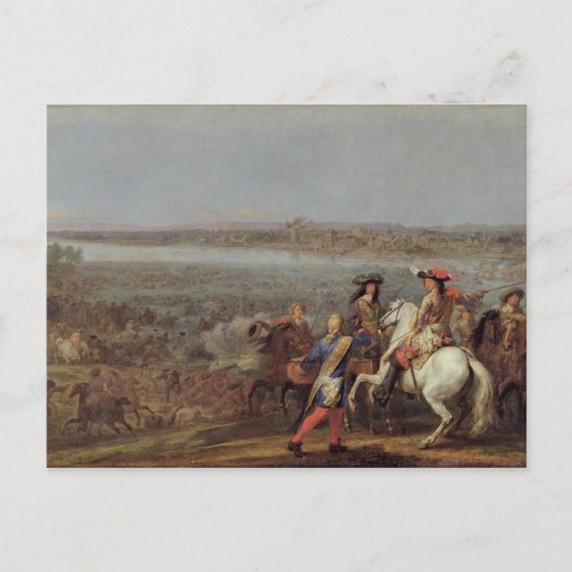 Rheinüberquerung, 12. Juni 1672 Postkarte (Vorderseite)