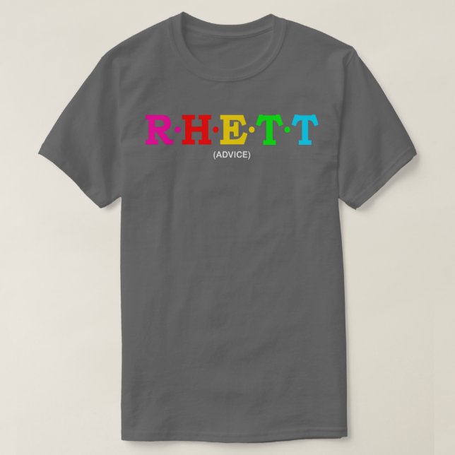 Rhett Advice T-Shirt (Design vorne)
