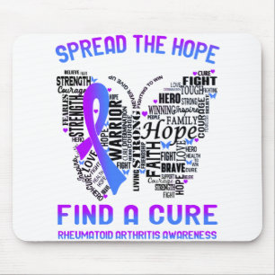 Rheumatoide Arthritis Aufklärung Monat Band Gesche Mousepad