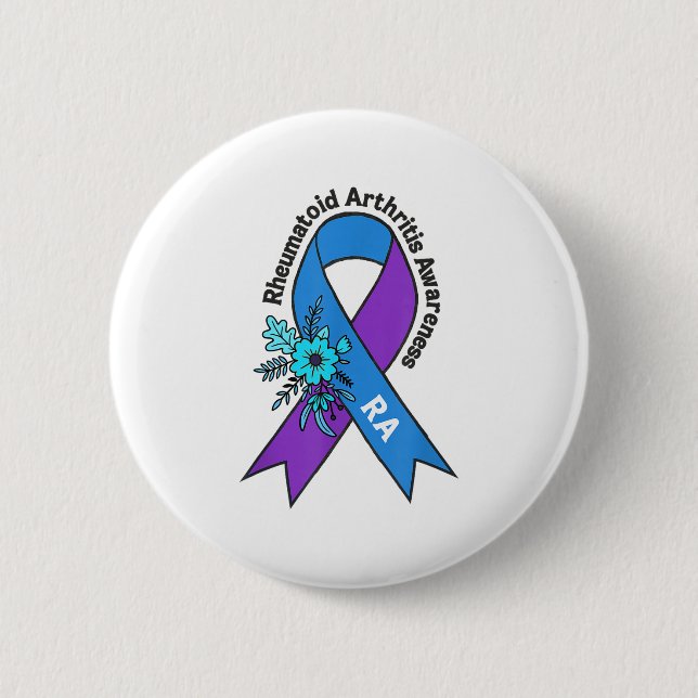 Rheumatoide Arthritis Sensibilisierung für den Kri Button (Vorderseite)